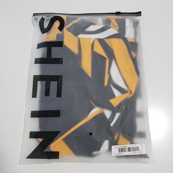 New SHEIN VCAY Scallop Trim Cami Top & Paperbag Waist Striped Shorts Set - Small - Picture 3 of 8